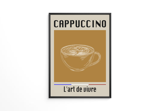 Cappuccino Tasse Minimalistisch