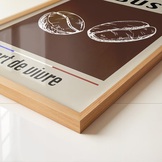 Kaffeebohnen Vintage Braun