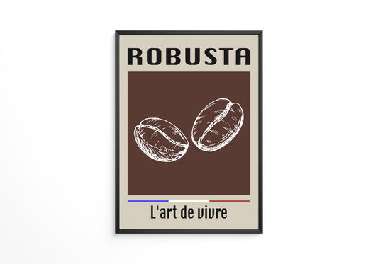 Kaffeebohnen Vintage Braun