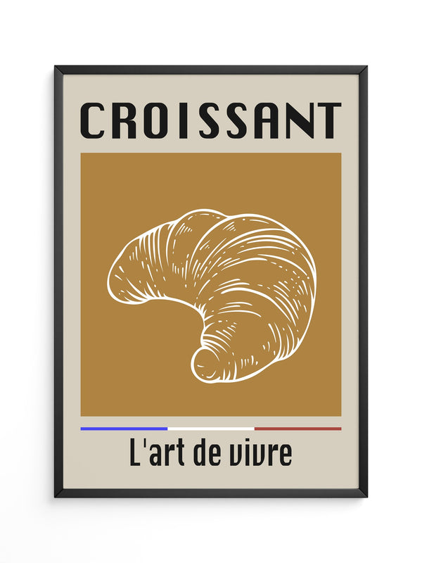 Croissant Vintage Hellbraun