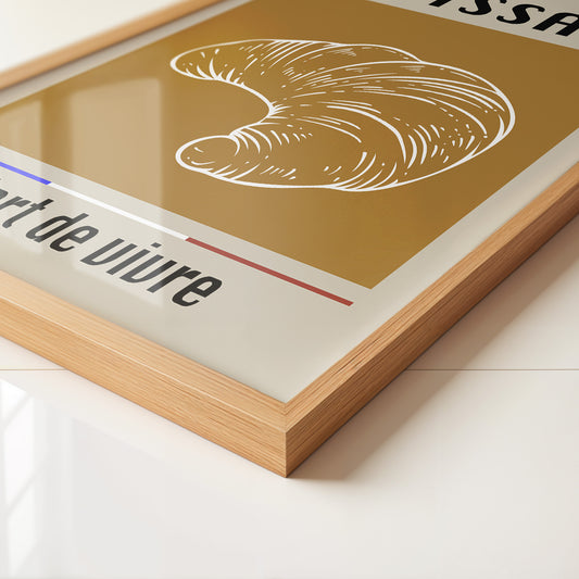 Croissant Vintage Hellbraun