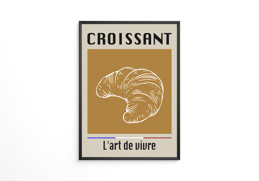 Croissant Vintage Hellbraun