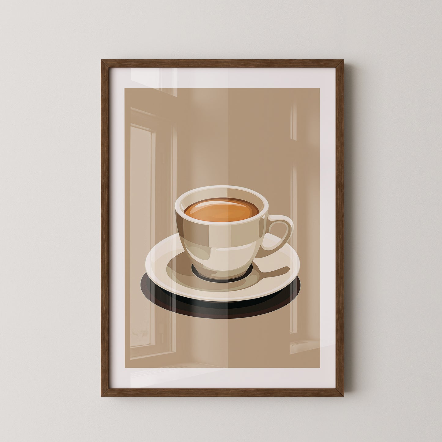 Kaffee Tasse Retro Stil