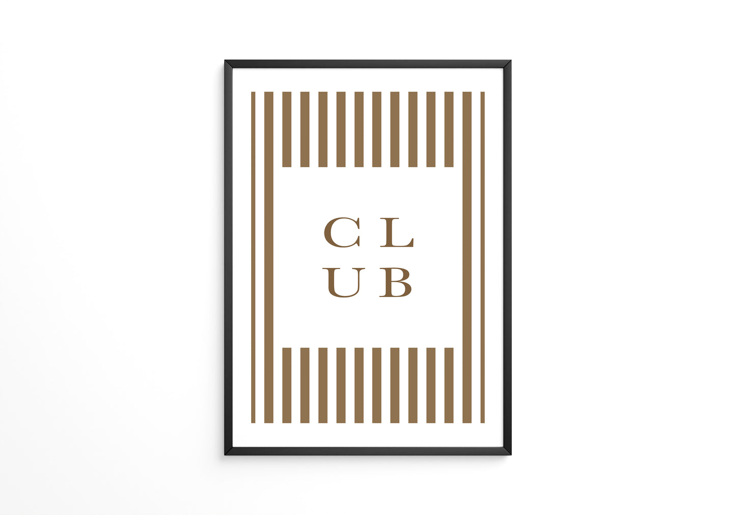 Club Streifen Minimalistisch