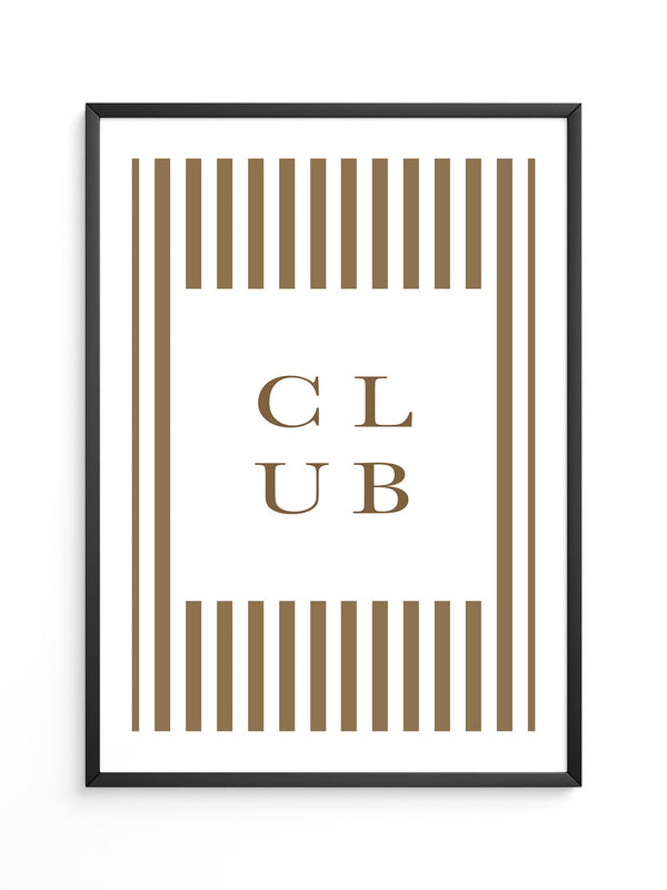 Club Streifen Minimalistisch