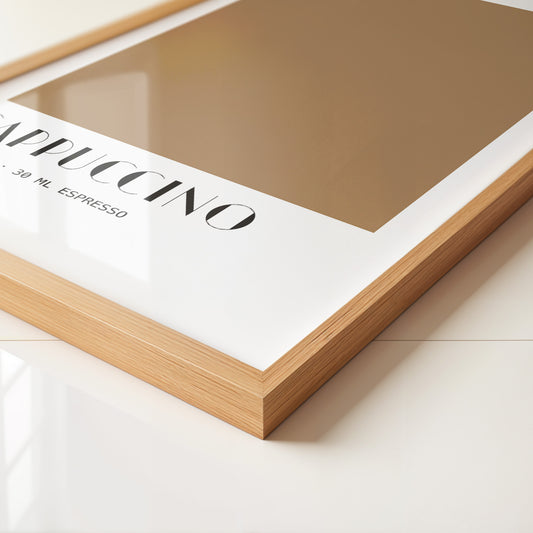 Cappuccino Rezept minimalistisch