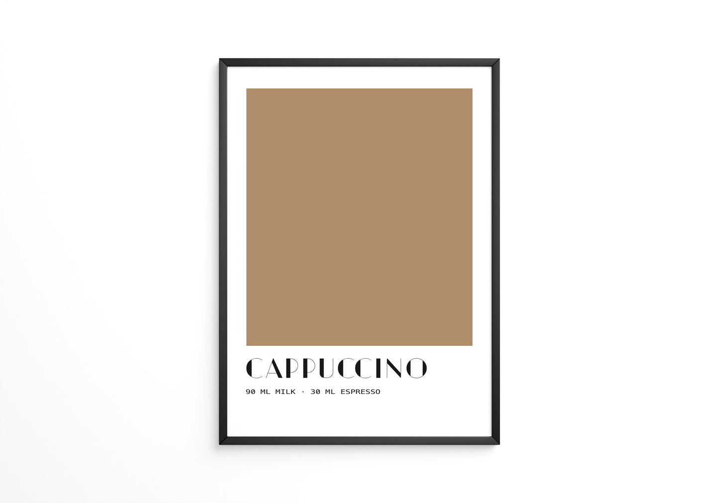 Cappuccino Rezept minimalistisch
