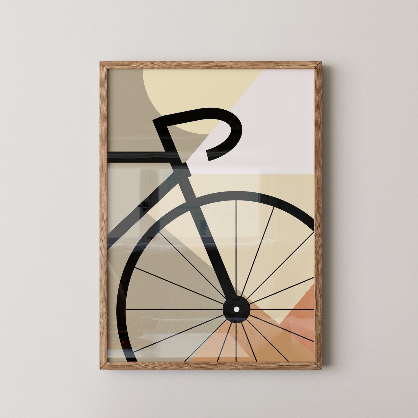 Fahrrad Geometrisch Grafik