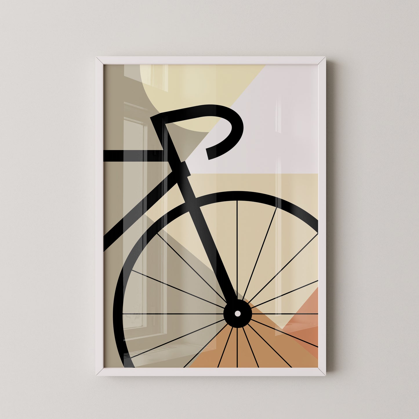 Fahrrad Geometrisch Grafik