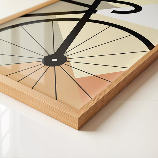 Fahrrad Geometrisch Grafik