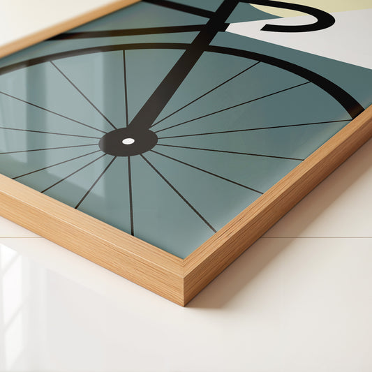 Fahrrad Minimalistisch Geometrisch