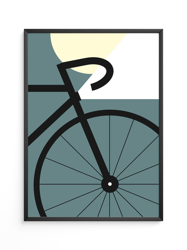 Fahrrad Minimalistisch Geometrisch