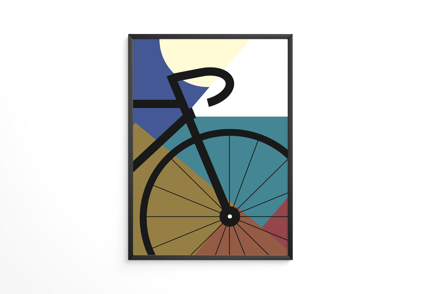 Fahrrad Abstrakt Formenspiel