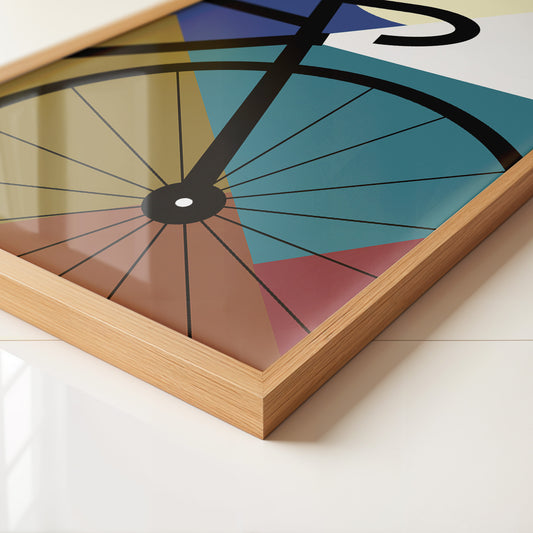 Fahrrad Abstrakt Formenspiel