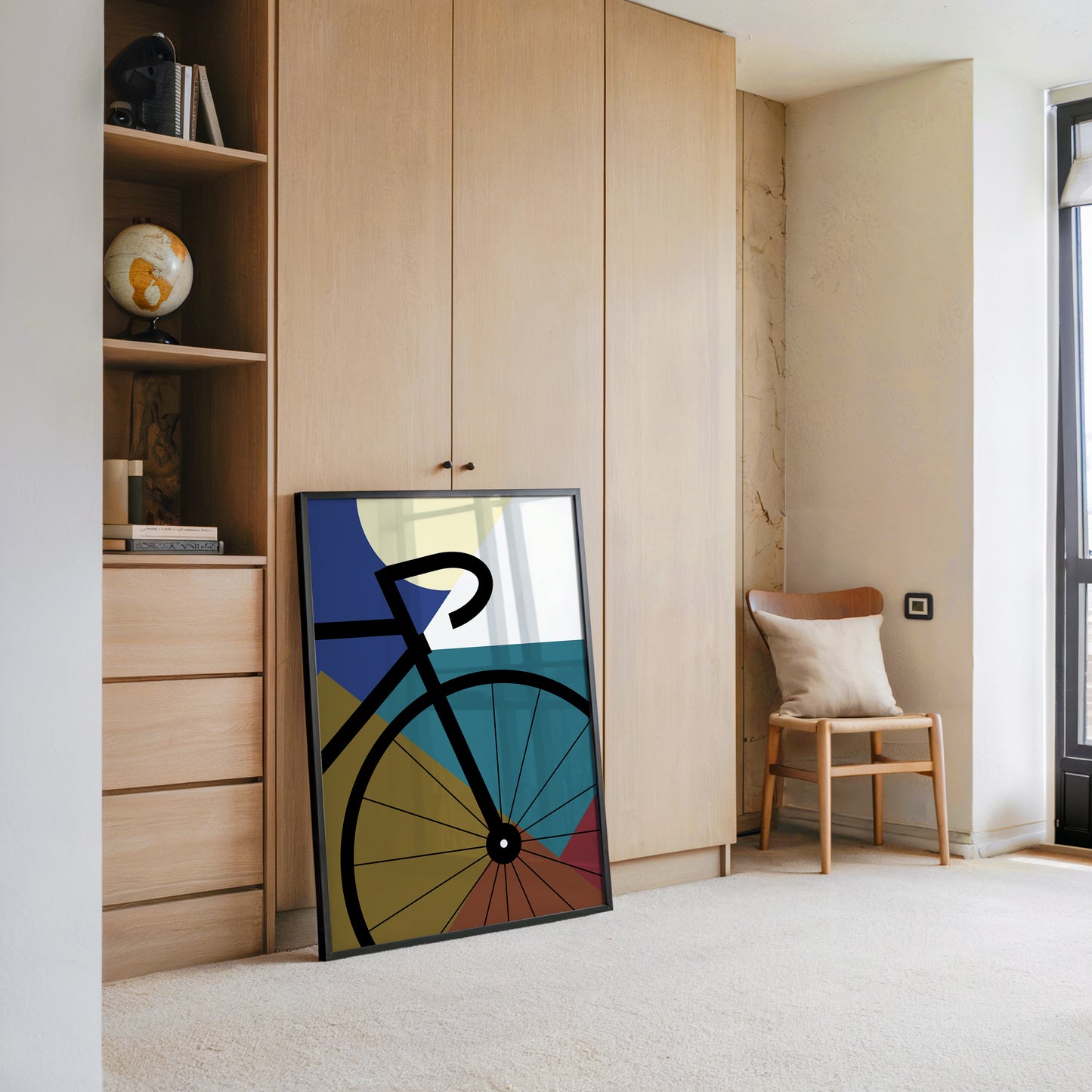 Fahrrad Abstrakt Formenspiel
