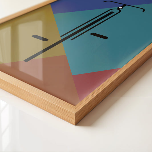 Fahrrad Geometrie Farbmix