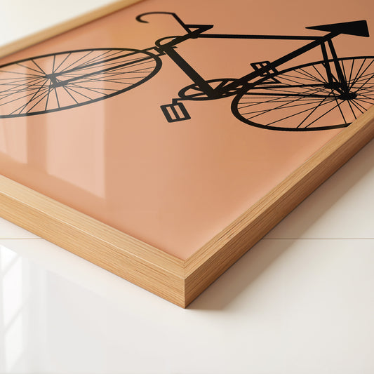 Fahrrad Abstrakt Schatten Braun