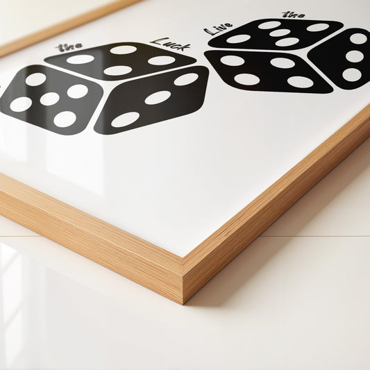 Würfel Perspektive Schwarzweiß