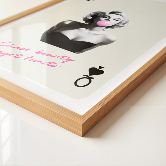 Pokerkönigin Pink PopArt