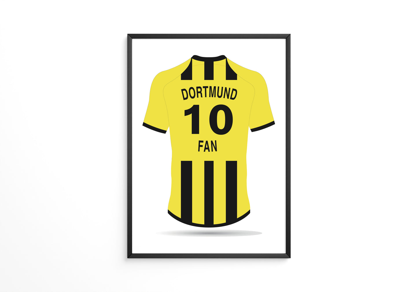 Dortmund Trikot gelb Rückansicht