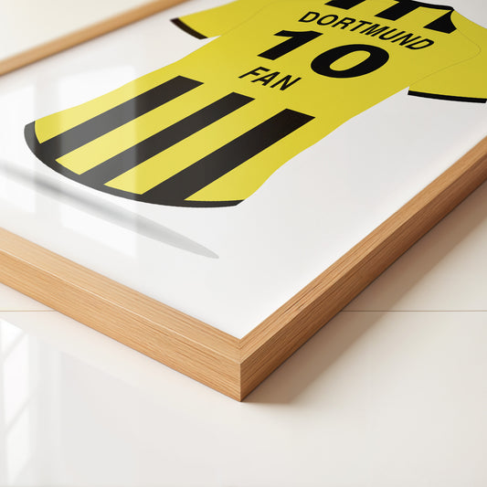 Dortmund Trikot gelb Rückansicht