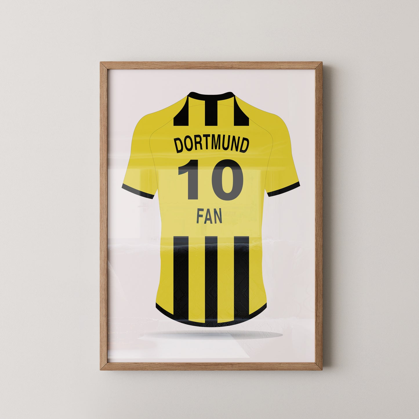 Dortmund Trikot gelb Rückansicht