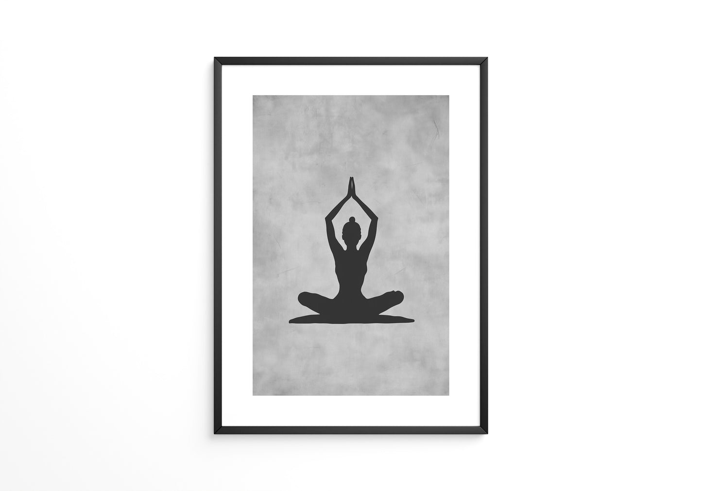 Yoga Silhouette Minimalistisch