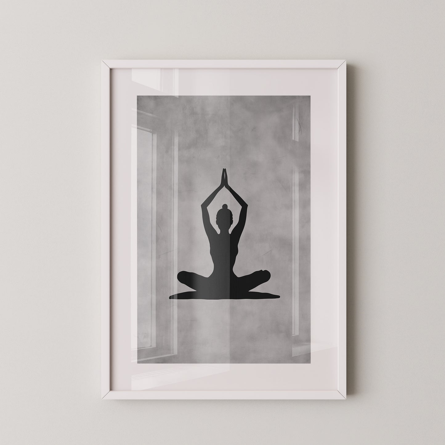 Yoga Silhouette Minimalistisch