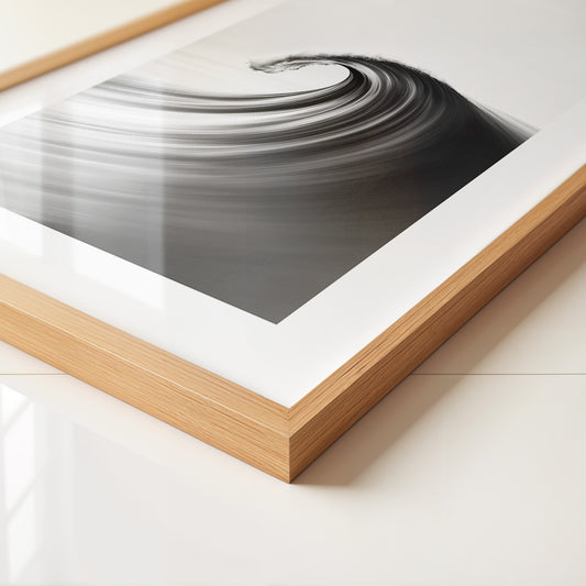 Welle Dynamik Schwarzweiß