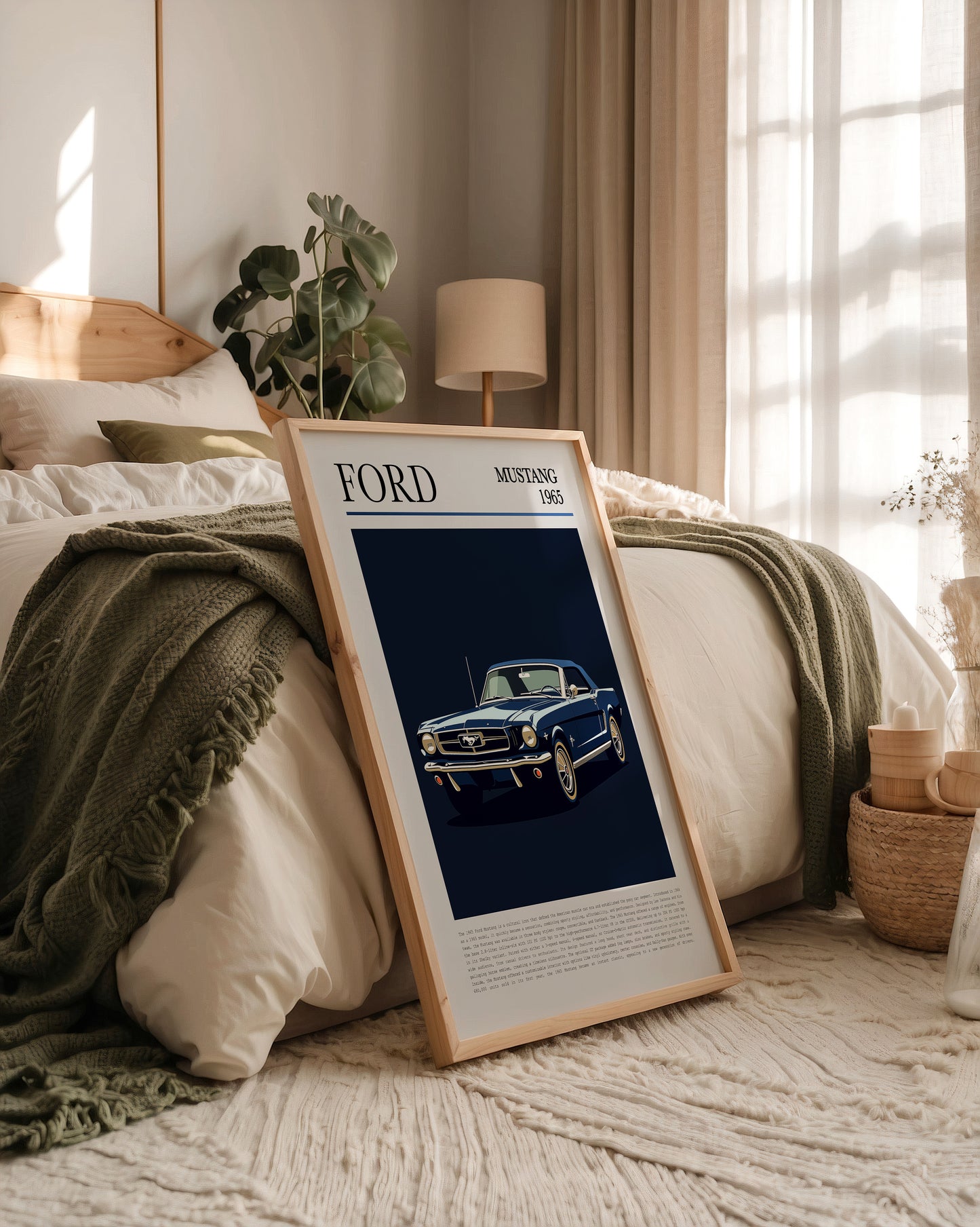 Ford Mustang 1965 Retroblau