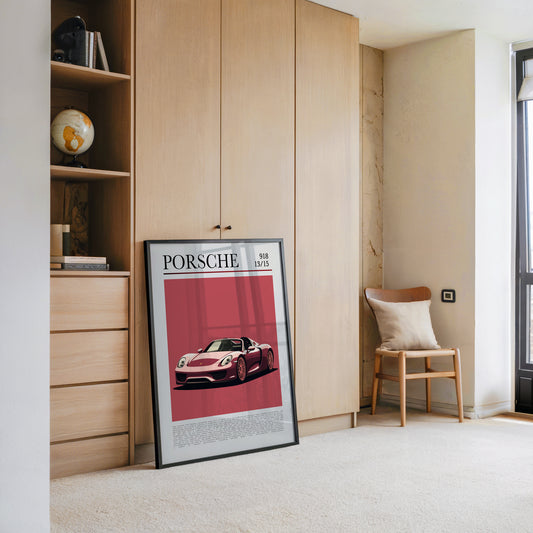 Porsche 918 Spyder Retro Stil