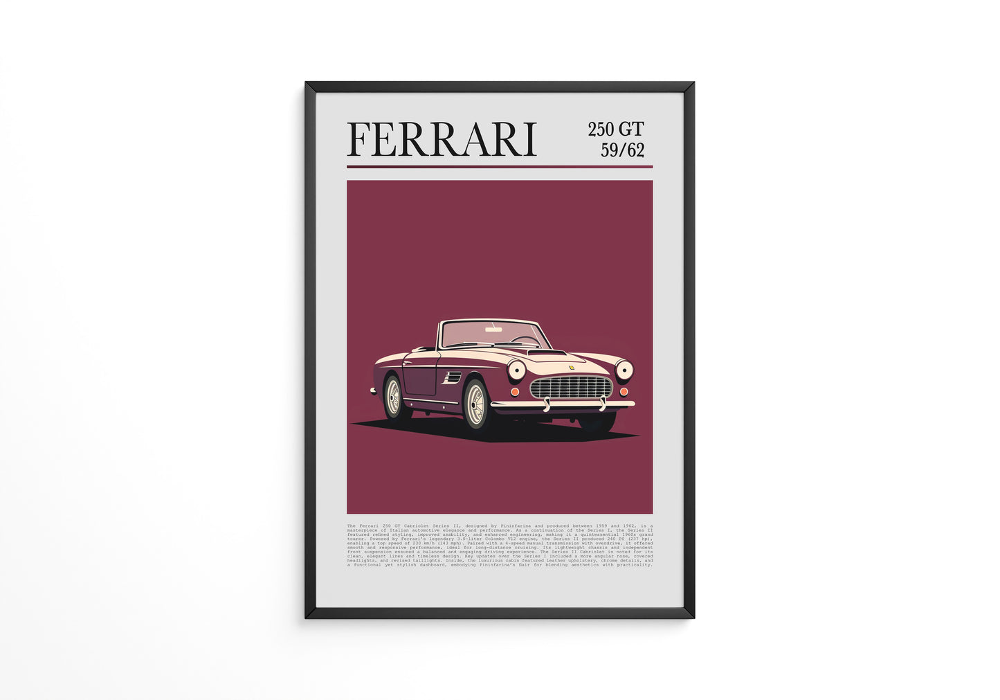 Ferrari Cabriolet Retrostil