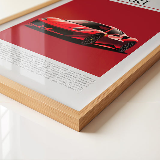 Ferrari 488 Rot Pop-Art