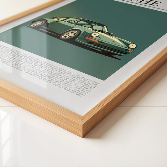 Porsche 964 klassisch grün