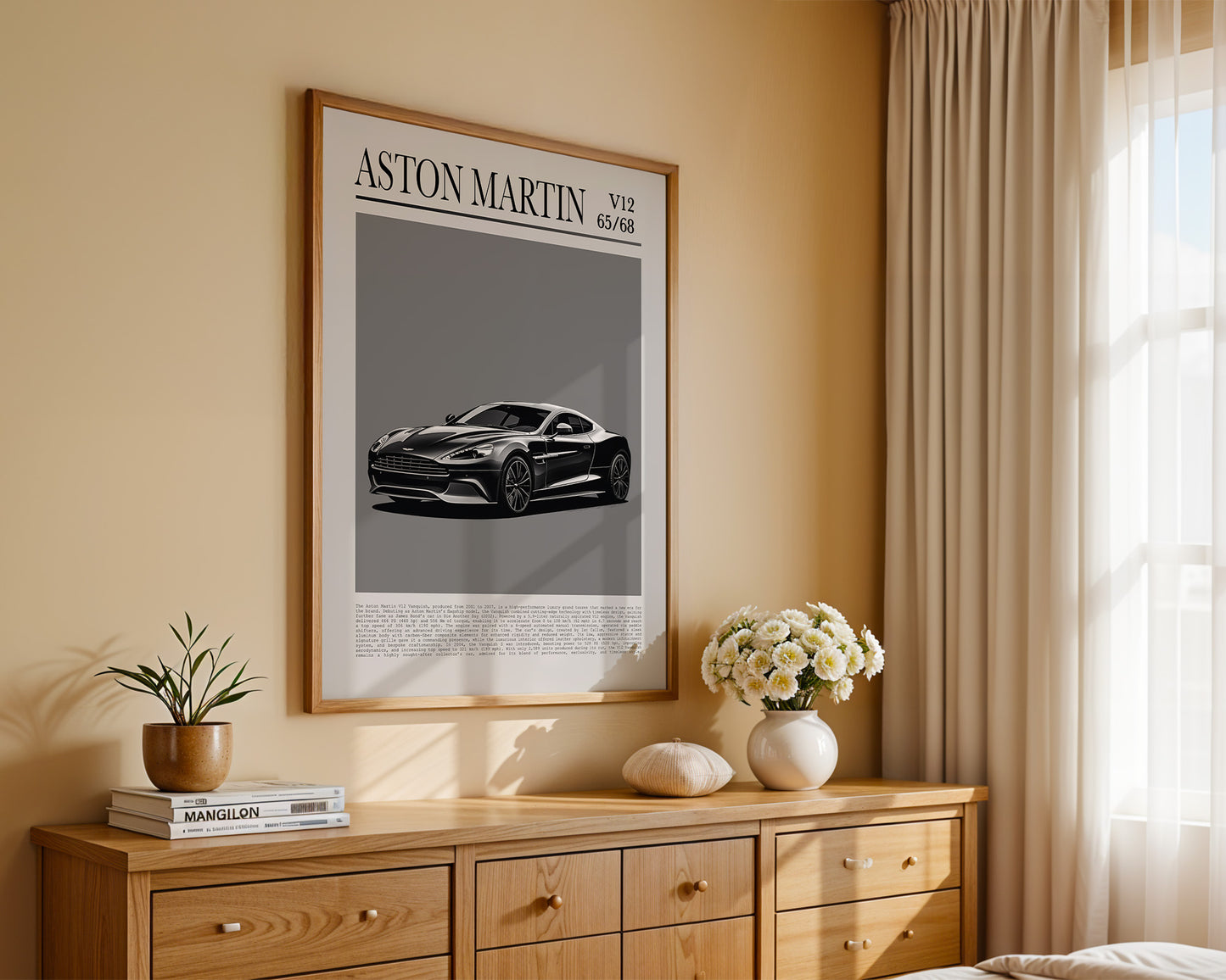 Aston Martin V12 elegant schwarz