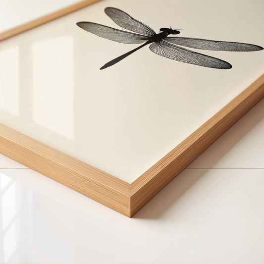 Libelle Minimalistisch Grafik
