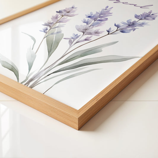 Lavendel Aquarell Pastell