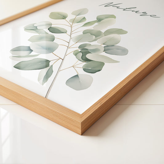 Eukalyptus Aquarell grün