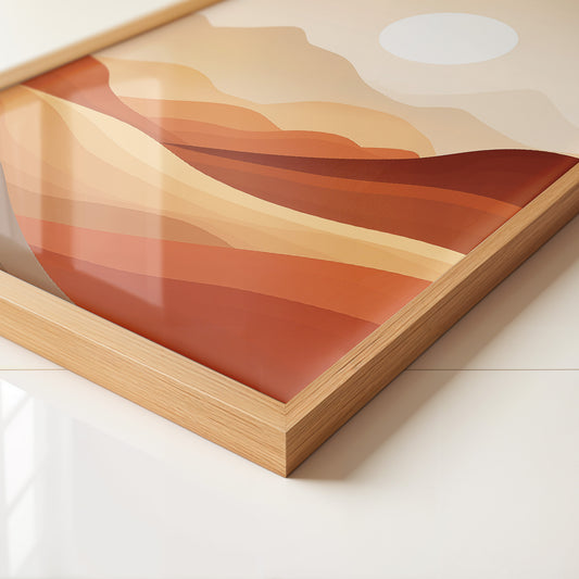 Wüstenlandschaft Abstrakt Farben