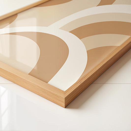 Abstrakte Bögen Erdfarben