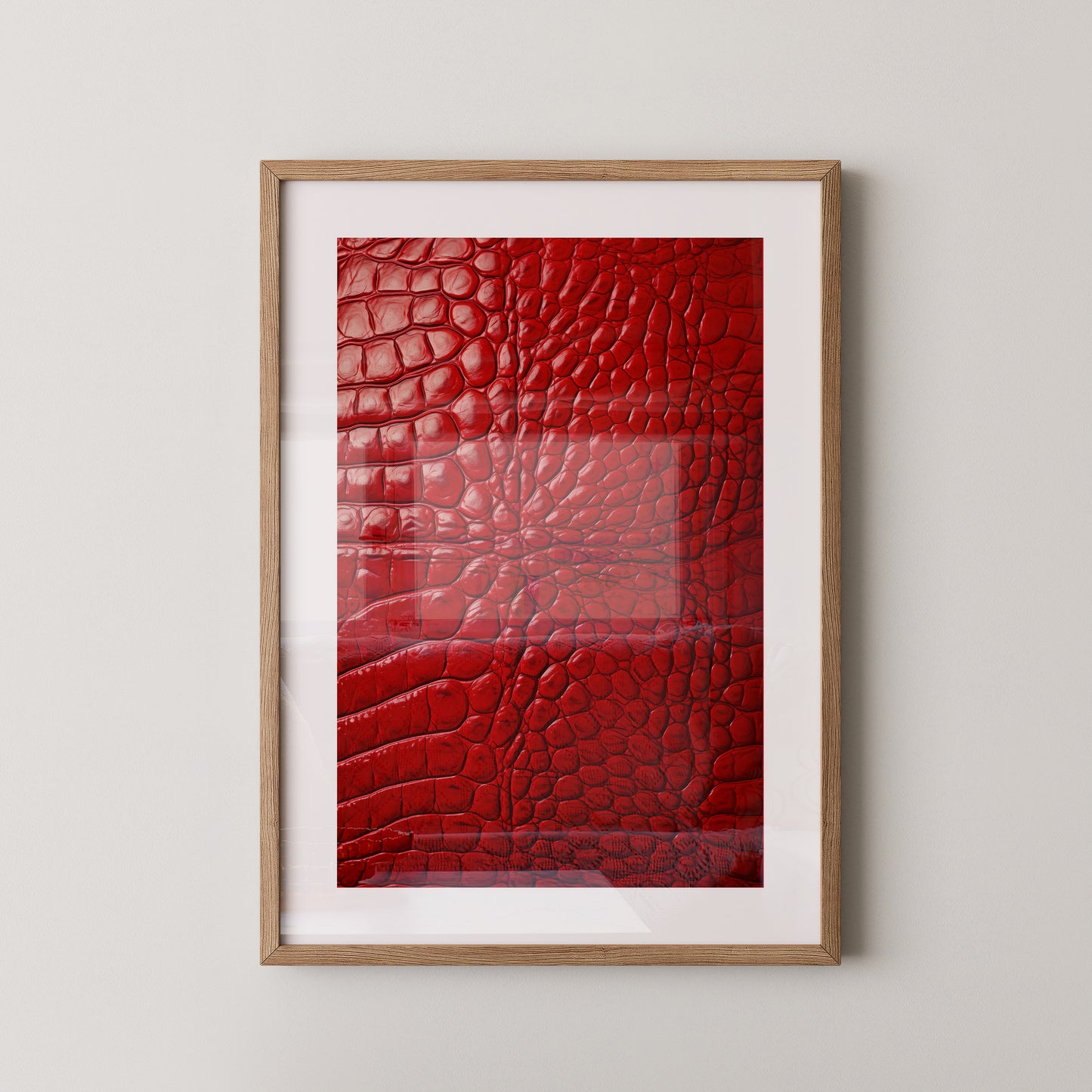 Rotes Krokodilmusterstrukturell