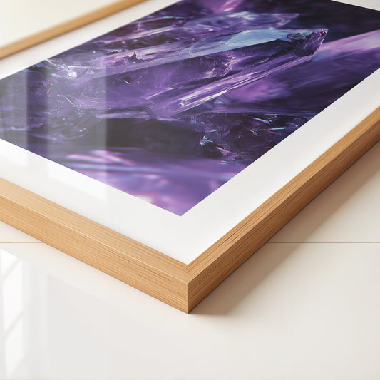 Amethyst Kristalle violett