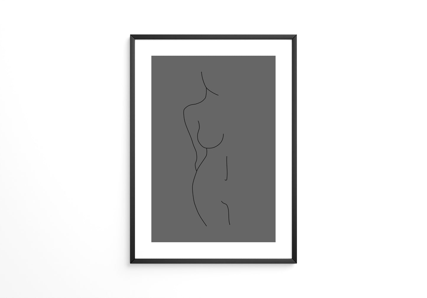 Figur Linie minimalistisch