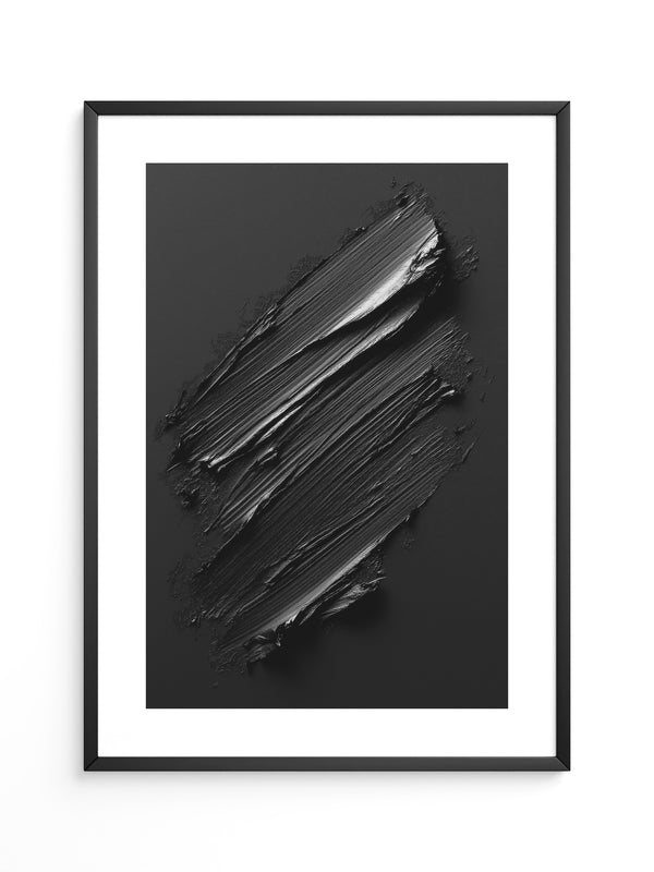 Schwarze Pinselstriche Textur