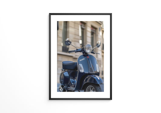 Vespa Retro Blau