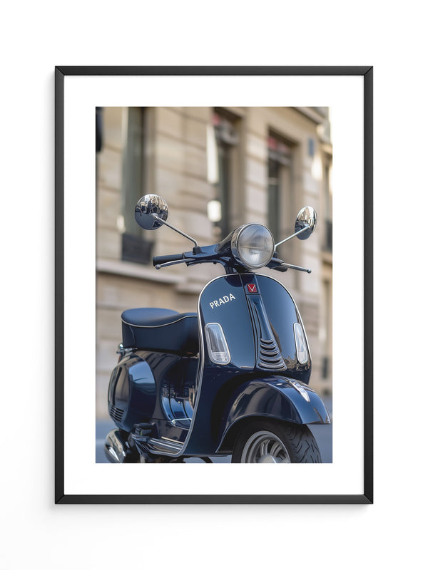 Vespa Retro Blau