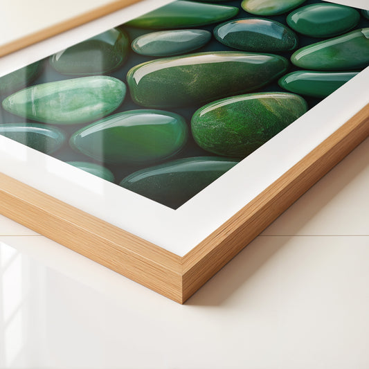 Jade Steine Glanzoptik