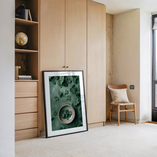 Kleeblätter Grün Stillleben