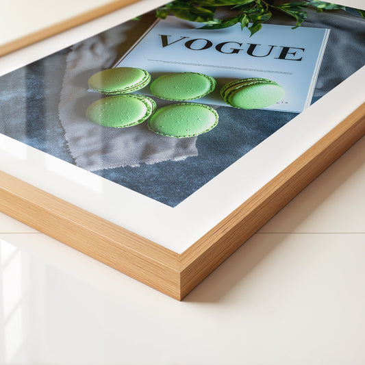 Macarons Vogue Grünstillleben