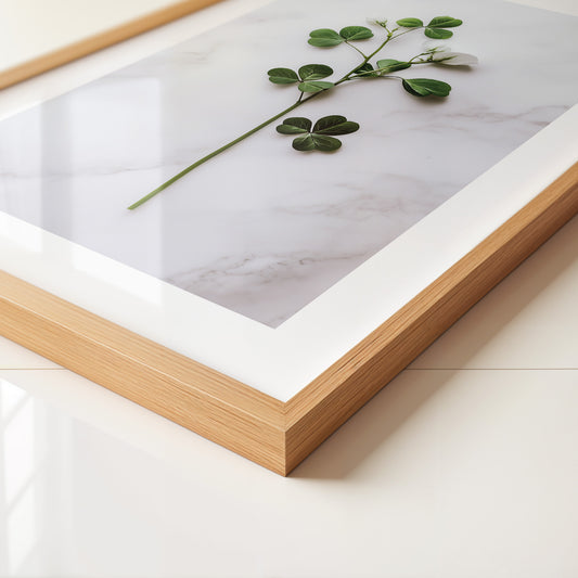 Klee Zweig Marmor Hintergrund